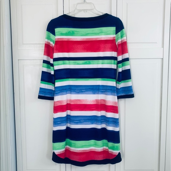 Vince Camuto Striped Mini Dress, Size 2 - Picture 2 of 16